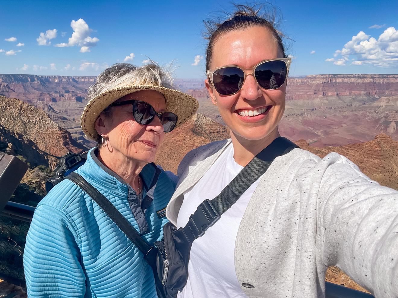 Grand Canyon - Katie Mauer with the mom Alice