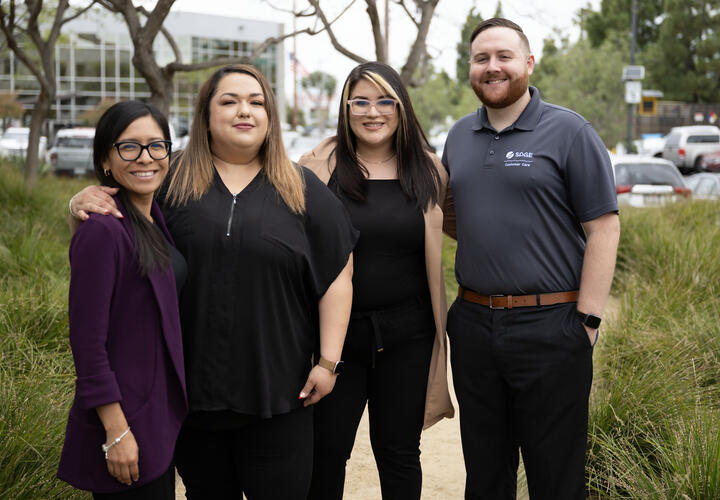 Group photo of SDG&E Customer Care team members