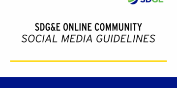 SDG&E Online Community Social Media Guidelines