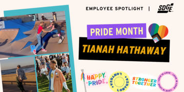 Celebrating Pride Month with SDG&E’s Project Planner and GrlSwirl Volunteer, Tianah Hathaway