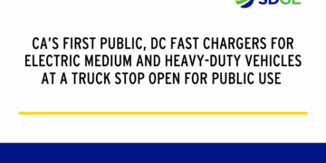 CA's First Public, DC Fast Chargers For Electric Medium and Heavy-Duty Vehicles at a Truck Stop Open for Public Use