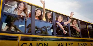 In the Cajon Valley Union School District, electric school buses are making their rounds.