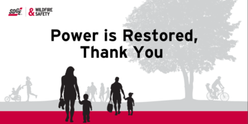 Power Restored to All Communities Impacted by Public Safety Power Shutoffs