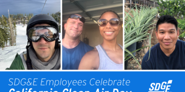 SDG&E Employees Celebrate California Clean Air Day 