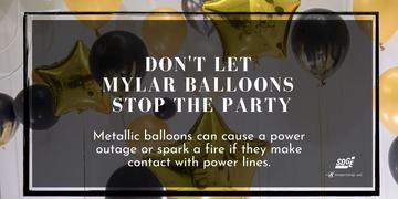 Mylar balloon safety