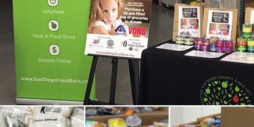 Collage of Food Bank photos