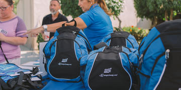 Free SDG&E Emergency Kit Backpacks being Handed Out 