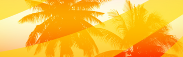 A graphic image showing the tops of palm trees.